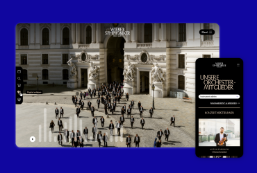 Mockup des Projekts Website Relaunch für die Wiener Symphoniker, eine Casestudy von der Sirup GmbH